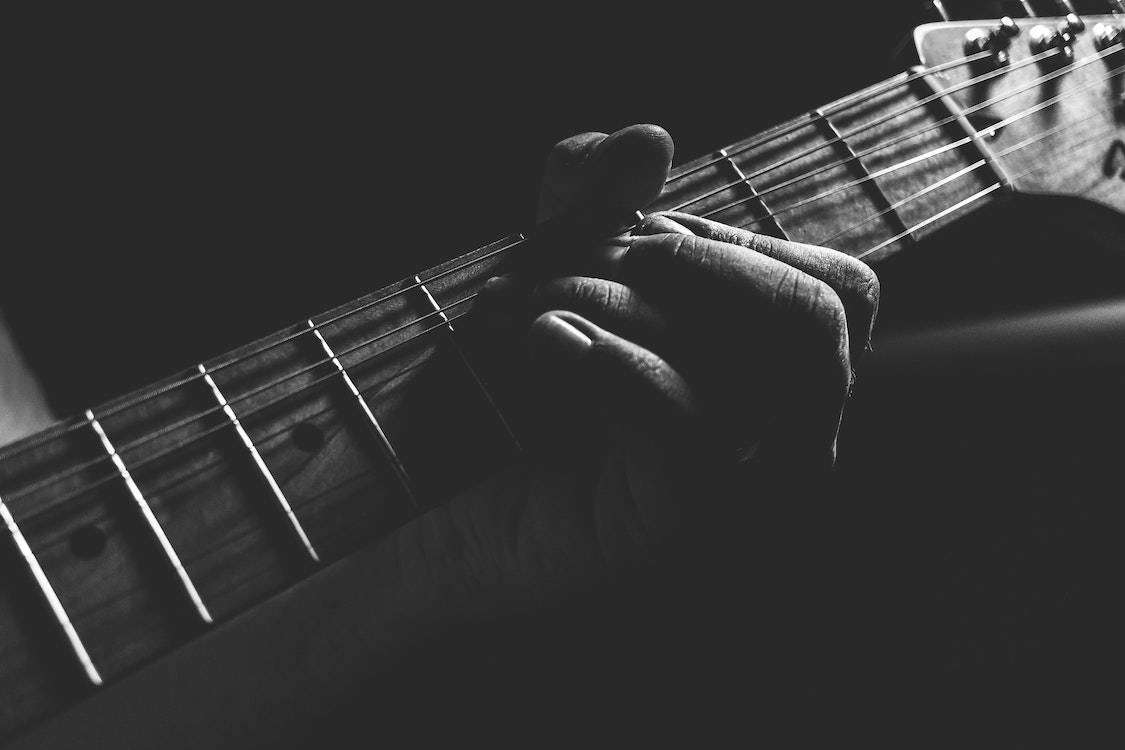 guitar in the dark